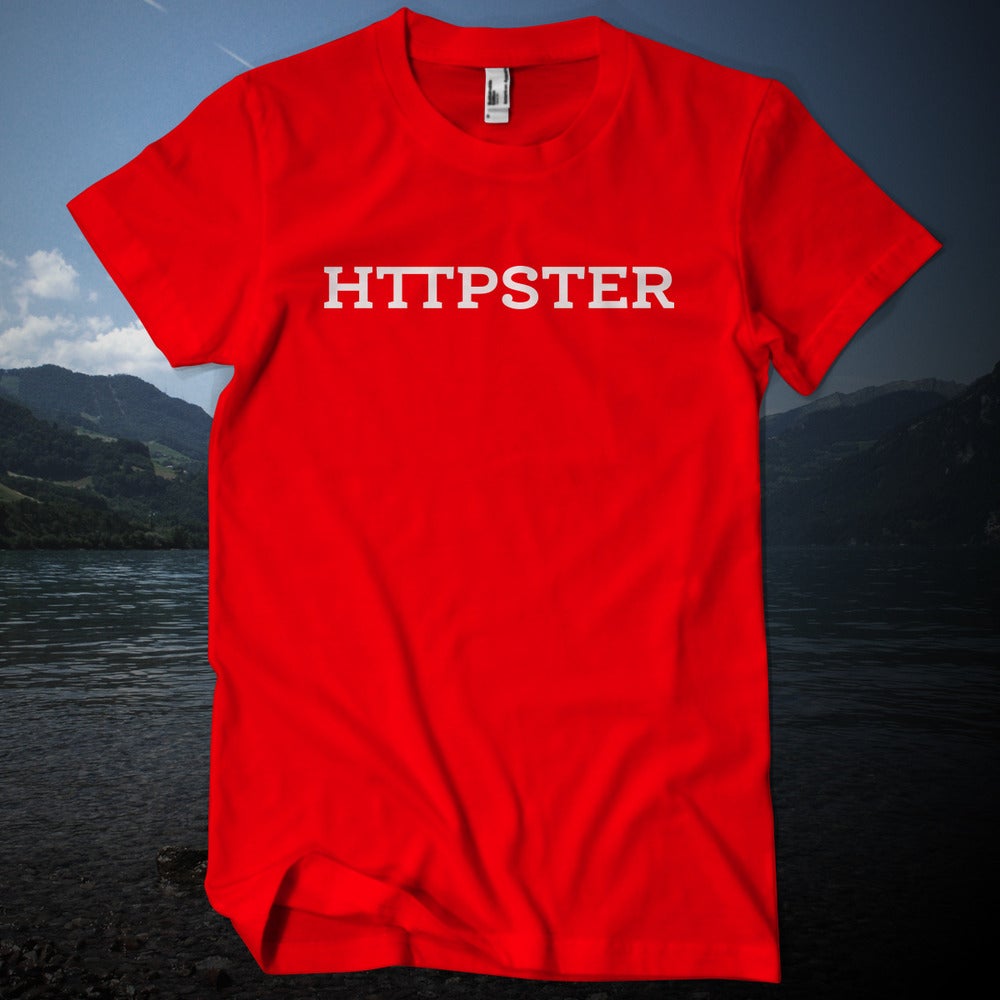 Image of HTTPSTER Tee, Swiss Edition (Red)