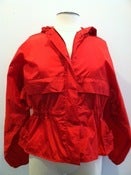 Image of Red Prada Nylon Hooded Jacket