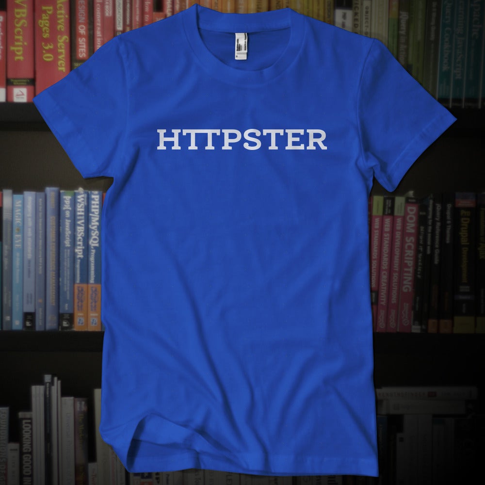 Image of HTTPSTER Tee, Book Edition (Blue)