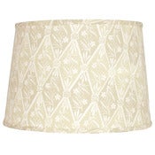 Image of 16" Diamond Batik Sage Lampshade 
