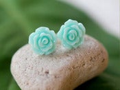 Image of Small Rose Stud Earrings - EFS002