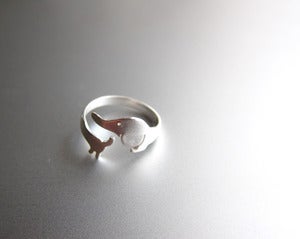 Image of My Little Dog Ring - Handmade Sterling Silver Ring