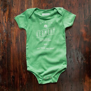 Image of The Trees Are Sweet Baby Onesie And Toddler - Green