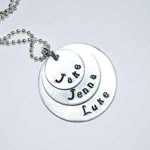 Image of Nested Circles Necklace