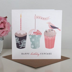 Image of 'Happy Birthday Cupcake' Card