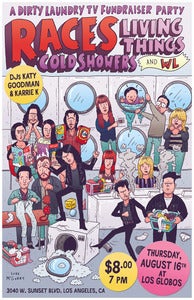 Image of DIRTY LAUNDRY TV FUNDRAISER POSTER