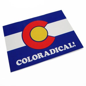 Image of Coloradical Colorado Flag Sticker