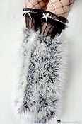 Image of Thigh high superpoof frosted gray