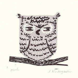 Image of Owl Print