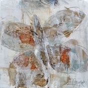 Image of Original art by Melissa Payne Baker - 8"x8" Butterfly in White I