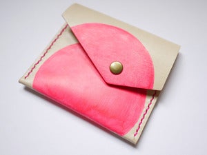 Image of Dot (Painted Pink) - Coin Bag