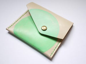 Image of Dot (Painted Mint Green) - Coin Bag