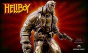 Image of Hellboy Cold Cast Bronze Statue