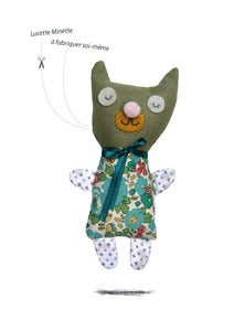 Image of Lucette Minette / kit doudou
