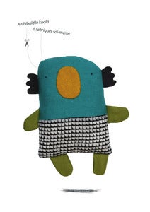 Image of Archibald le koala / kit doudou