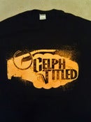 Image of Celph Titled Grenade Logo (Front Only) T-Shirt - Yellow on Black