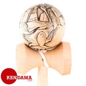 Image of Kendama USA Customs - Sourmash Illustrated Master Series -  The SF Jungle