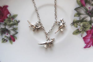 Image of Dainty Dino Necklace