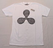 Image of SFV MERCANTILE X PAPA NUI “MADE PERFECT, BUILT TOUGH” Propeller Tee White