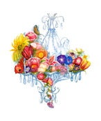 Image of chandelier (boxed cards) CB0507039