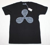 Image of SFV MERCANTILE X PAPA NUI “MADE PERFECT, BUILT TOUGH” Propeller Tee Black