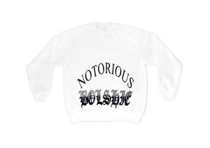 Image of NOTORIOUS BOL$HIE SWEATSHIRT WHITE