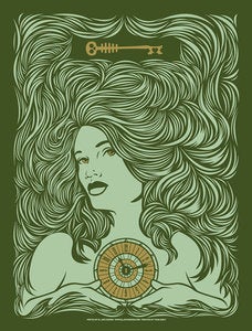 Image of Remember Me as a Time of Day - Art Print - Green