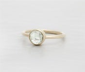 Image of Farrah: Mermaid Ring w. Green Amethyst  