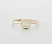 Image of Brigitte: Mermaid Ring w. Lemon Quartz