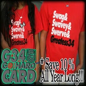 Image of Go Hard Discount Card w/Free Swag-Swavey-Swerve Shirt!!!