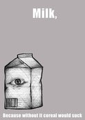 Image of Milk - Fine Art Poster A3