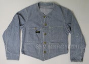 Image of Vintage 1950’s OSH KOSH B’GOSH Union Made Sanforized Collarless Engineer Jacket 42 M / L 