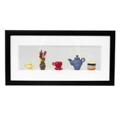 Image of Green Vase Tableau Shadowbox by Carlos Silva