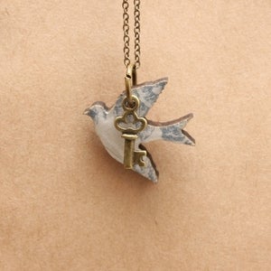 Image of Mini Bluebird Pendant