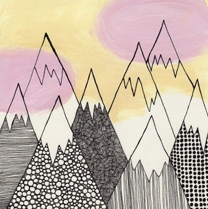 Image of Pattern Mountains Print