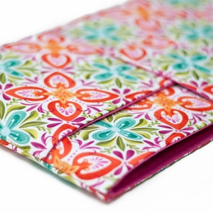 Image of MacBook Computer Case with Pocket: 11 13 14 15 17 18 Inch: Stonecrop Bloom Floral