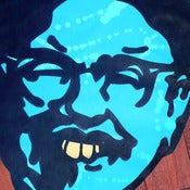 Image of Solo One paste poster: KFC 'The Colonel' - Afro