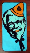Image of Solo One paste poster: KFC 'The Colonel' - Dunce
