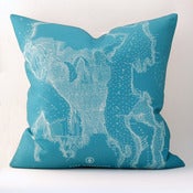 Image of  Vintage SEATTLE Map Pillow Cover, 18″ x 18″ 