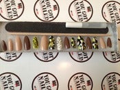 Image of Camo Stiletto Press On's w/ Swarovski Accent Nail 