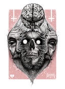 Image of Exploding skull Poster