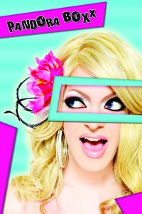 Image of Autographed Pandora Boxx Pink & Blue Poster