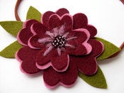 Image of DIY Felt Flower Headband - PDF Sewing Pattern