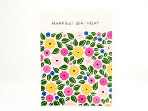 Image of Floral Happiest Birthday
