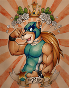 Image of Original Artwork: "El Rey"
