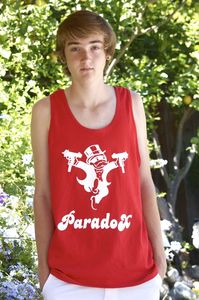 Image of O.G. Monopoly Red and White Tank Top