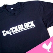 Image of COCKBLOCK Black Logo Tee