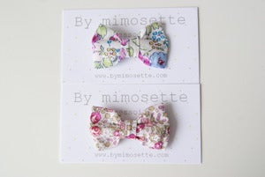 Image of Barrette Noeud en Liberty of London en CLIP ! 