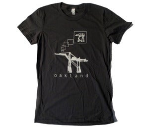 Image of Oakland AT-AT tee womens ASPHALT