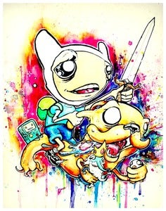 Image of "Adventure Time" 11x14in Print